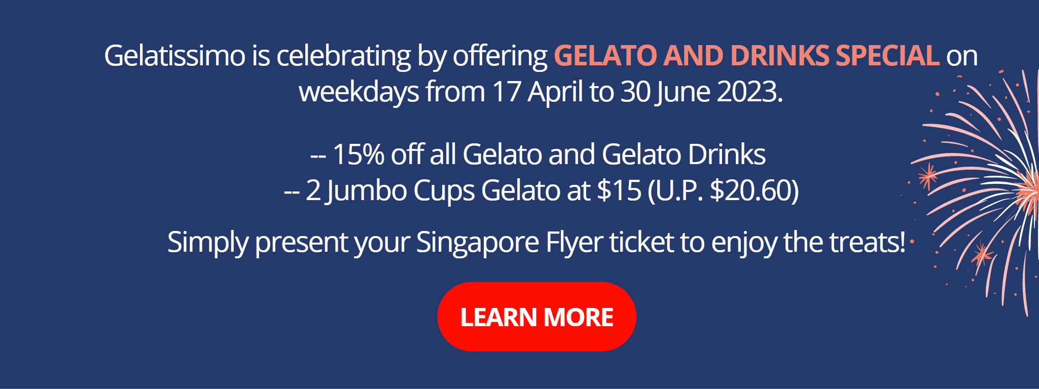 Gelato and Drinks' Special