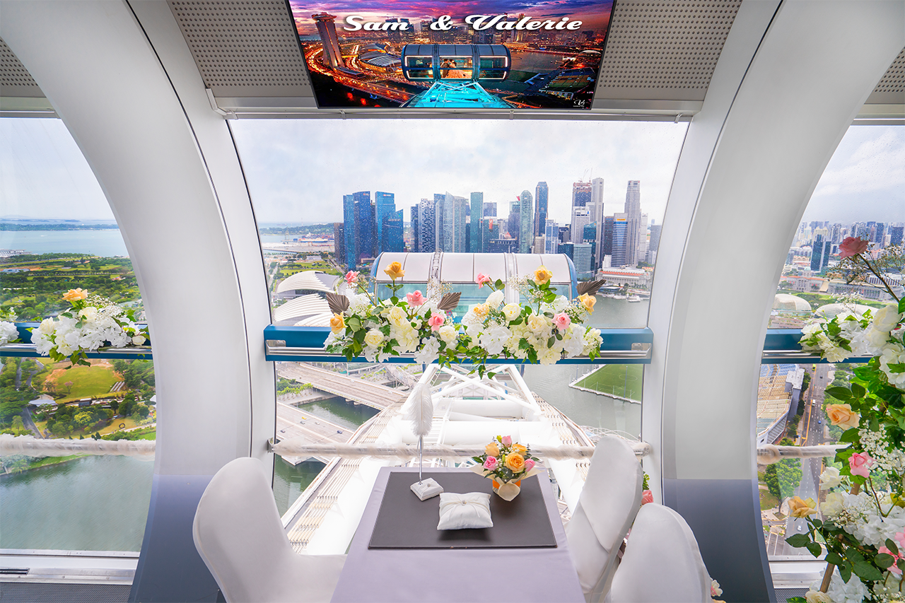 婚礼宣誓配套 Singapore Flyer
